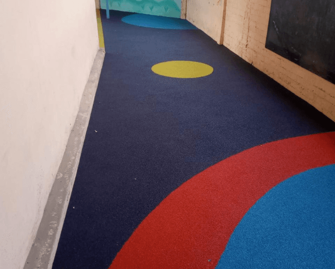 Pisos de caucho continuo