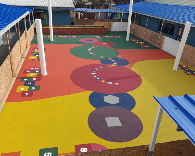 Pisos de caucho continuo