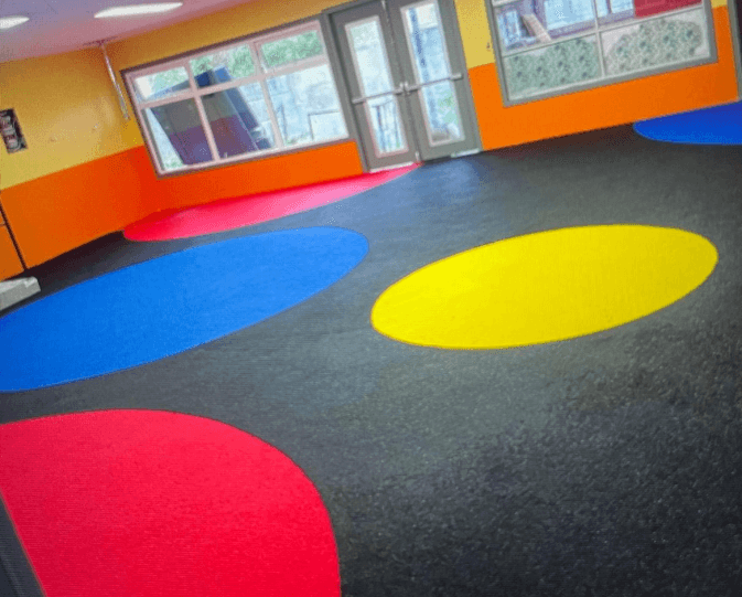 Pisos de caucho continuo